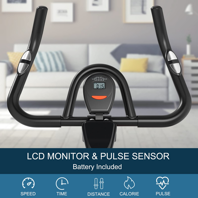 Load image into Gallery viewer, Goplus Indoor Magnetic Exercise Bike, Fitness Cycling Bike W/ Adjustable Resistance - GoplusUS
