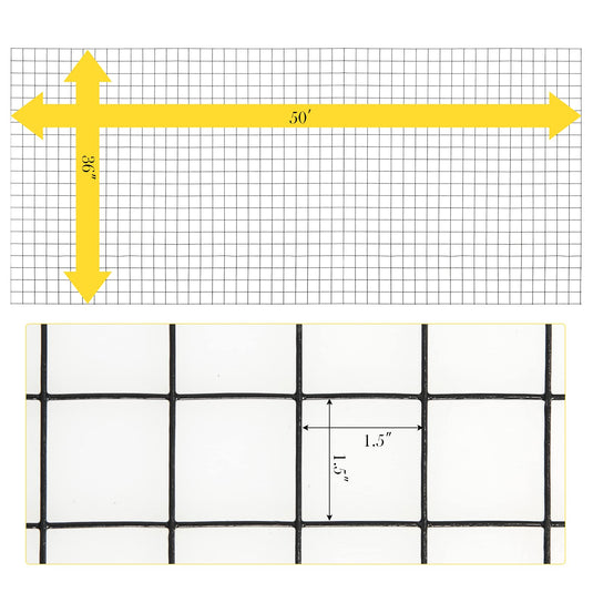 Hardware Cloth (36 inch x 50 ft/48 inch x 50 ft) - GoplusUS