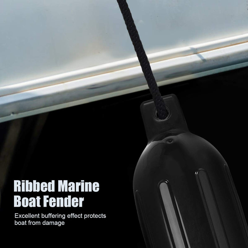 Load image into Gallery viewer, 4 Pack Marine Boat Fender, Ribbed Inflatable Marine Bumper - GoplusUS
