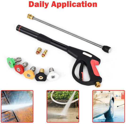 Pressure Washer Gun with 20-Inch Extension Wand Lance