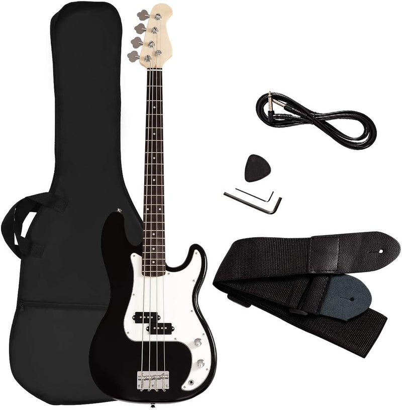 Load image into Gallery viewer, Electric Bass Guitar Full Size 4 String with Strap Guitar Bag Amp Cord - GoplusUS
