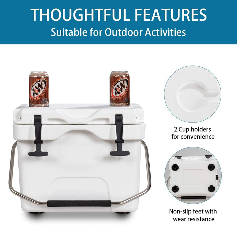 Load image into Gallery viewer, 16 Quart Cooler, Portable Insulated Ice Chest - GoplusUS
