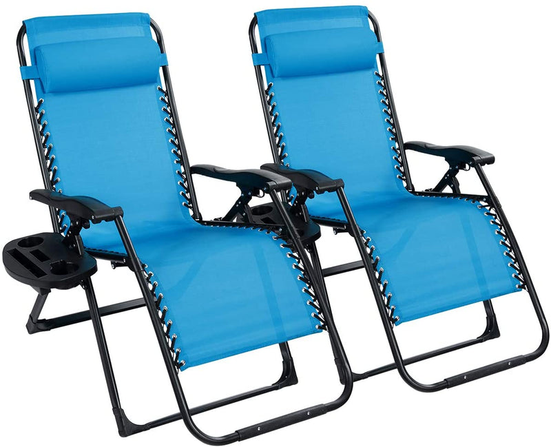 Load image into Gallery viewer, Zero Gravity Chair, 500-lb Capacity Oversized Recliner with Cup Holder
