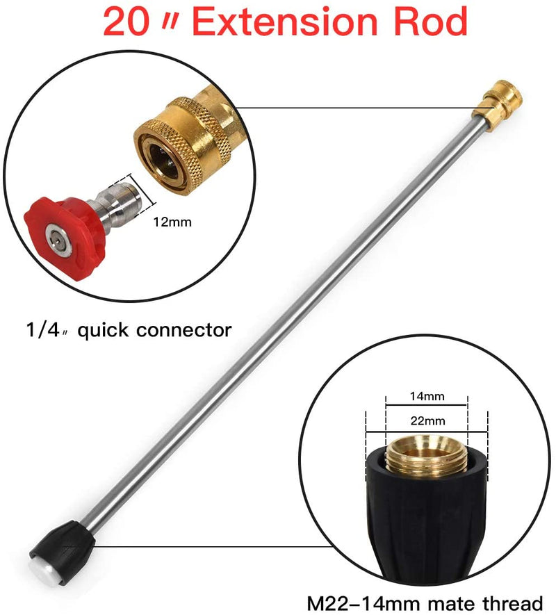 Load image into Gallery viewer, Pressure Washer Gun with 20-Inch Extension Wand Lance
