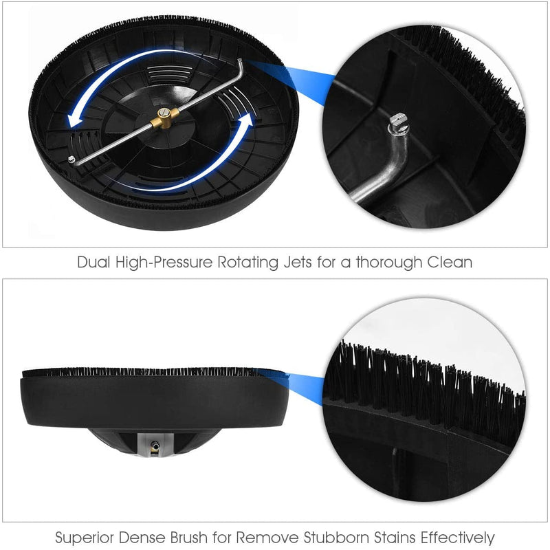 Load image into Gallery viewer, 16-Inch Pressure Washer Surface Cleaner Attachment, 3000psi 1450rpm - GoplusUS
