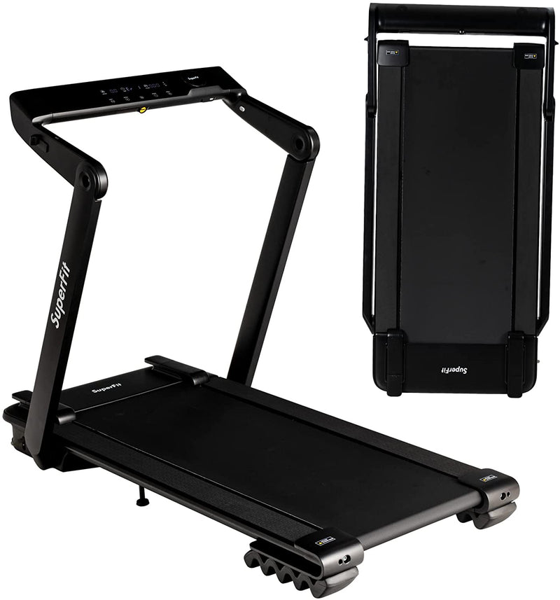 Load image into Gallery viewer, 4.0HP Heavy Duty Folding Treadmill, Electric Foldable Superfit Treadmill with LED Touch Screen - GoplusUS
