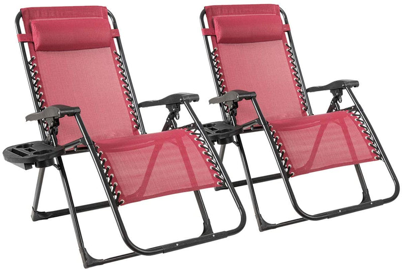 Load image into Gallery viewer, Zero Gravity Chair, 500-lb Capacity Oversized Recliner with Cup Holder

