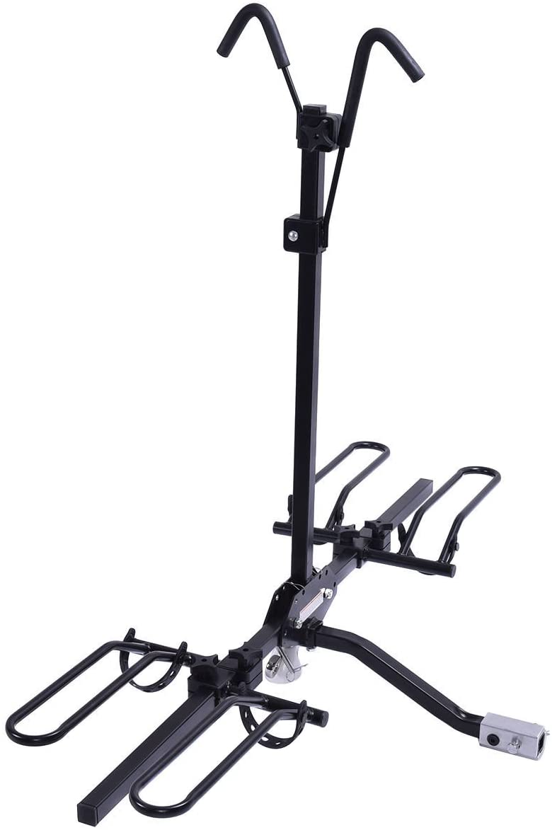 Load image into Gallery viewer, 2-Bike Hitch Mount Rack Hitch Mounted Bike Carrier Foldable Receiver 2&quot; - GoplusUS
