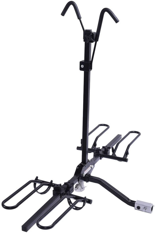 2-Bike Hitch Mount Rack Hitch Mounted Bike Carrier Foldable Receiver 2" - GoplusUS