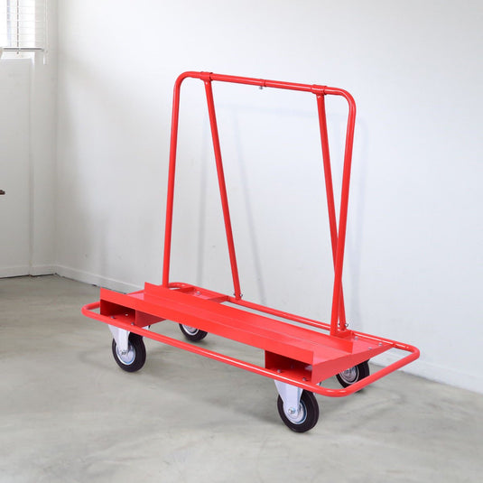 Drywall Sheet Cart Heavy Duty Dolly Handling Sheetrock Panel Red - GoplusUS