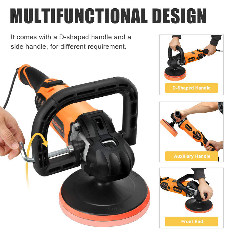 Load image into Gallery viewer, Rotary Buffer Polisher Wool Disc for Car Furniture Boat
