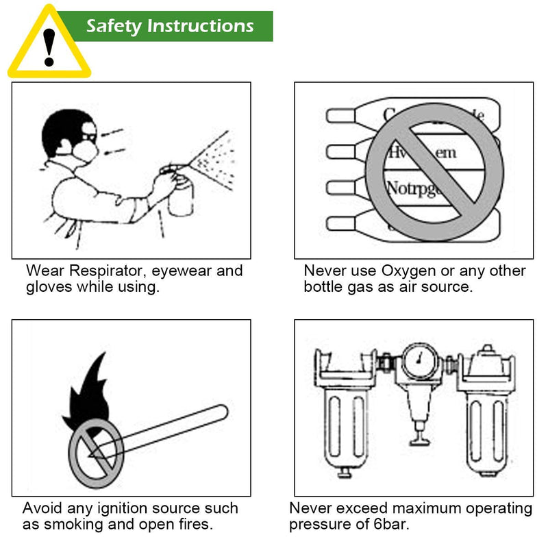 Load image into Gallery viewer, HVLP Spray Gun, Gravity Feed Paint Gun Auto Paint Air Spray Gun - GoplusUS
