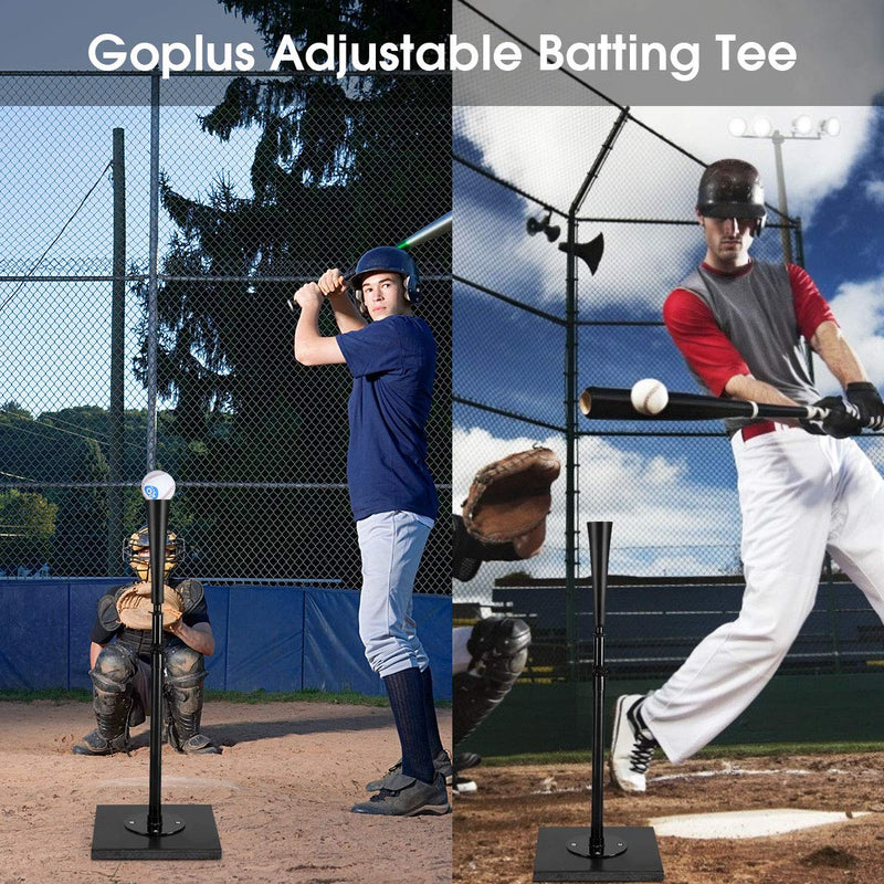 Load image into Gallery viewer, Batting Tee, Adjustable Baseball Hitting Tee Heavy Duty Softball - GoplusUS
