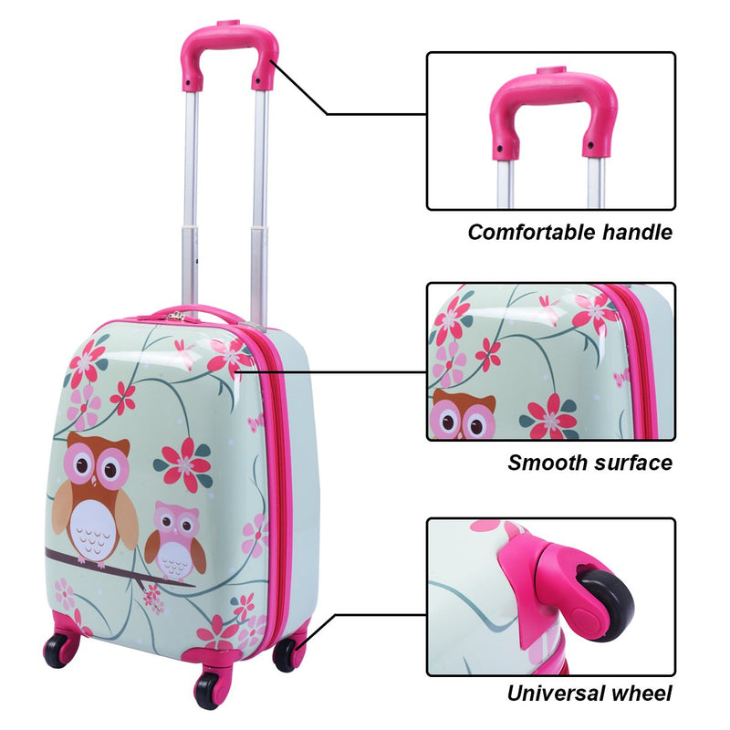 Load image into Gallery viewer, 2PC Kids Luggage, 12&quot; &amp; 16&quot; Kids Carry On Luggage Set - GoplusUS
