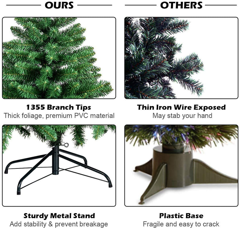Load image into Gallery viewer, Artificial Douglas Christmas Tree Easy Assembly Xmas Tree for Indoor and Outdoor - GoplusUS
