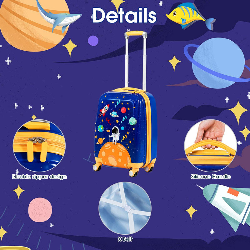 Load image into Gallery viewer, Kids Luggage Set, 12&quot; &amp; 18&quot; Kids Carry On Luggage Set - GoplusUS
