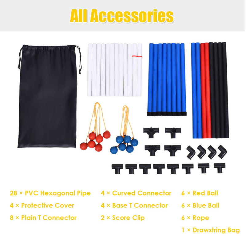 Load image into Gallery viewer, Ladder Toss Game Set, Indoor/Outdoor Ladder Ball Toss Game Set - GoplusUS
