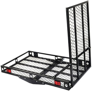 Hitch Mount Wheelchair Carrier, Mobility Scooter Loading Ramp - GoplusUS