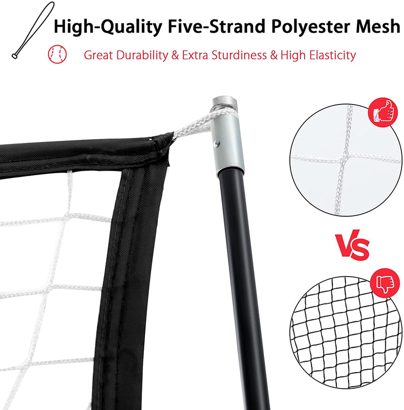 Load image into Gallery viewer, Baseball Softball Practice Combo, 8.5x7 Feet Training Net - GoplusUS
