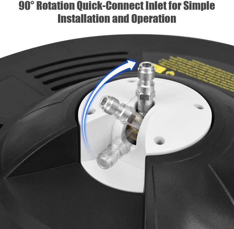 Load image into Gallery viewer, 16-Inch Pressure Washer Surface Cleaner Attachment, 3000psi 1450rpm - GoplusUS
