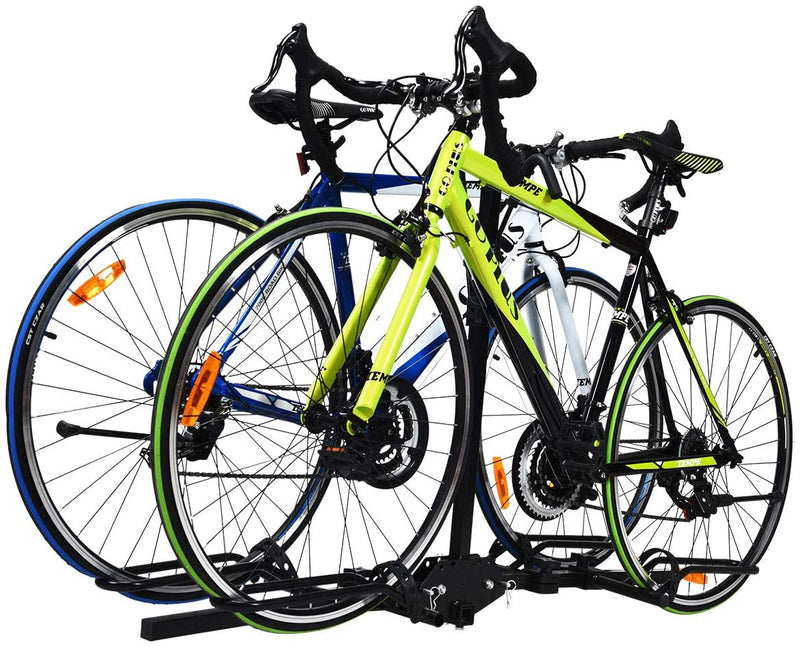 Load image into Gallery viewer, 2-Bike Hitch Mount Rack Hitch Mounted Bike Carrier Foldable Receiver 2&quot; - GoplusUS
