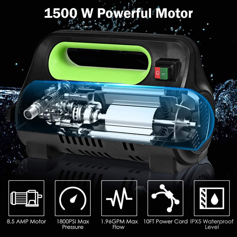Load image into Gallery viewer, Compact Pressure Washer Portable High Power Car Cleaning Machine - GoplusUS
