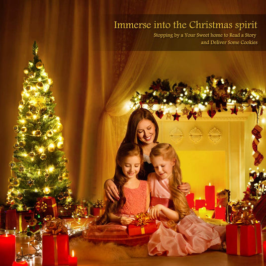 Pencil Christmas Tree, Artificial Slim Skinny Tree - GoplusUS