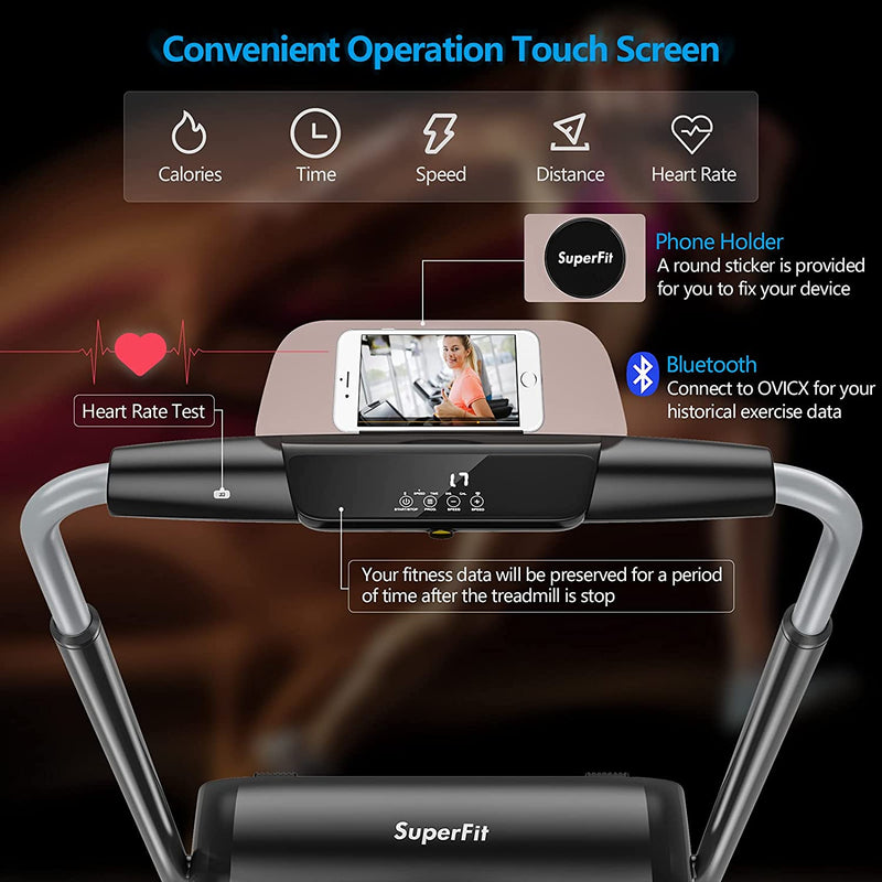 Load image into Gallery viewer, 3.0HP Folding Treadmill, Foldable Superfit Treadmill - GoplusUS

