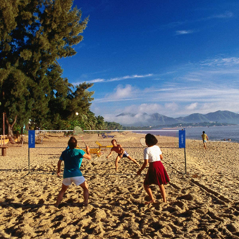 Load image into Gallery viewer, Portable Badminton Net, 2.5&#39; to 5&#39; Height Adjustable - GoplusUS
