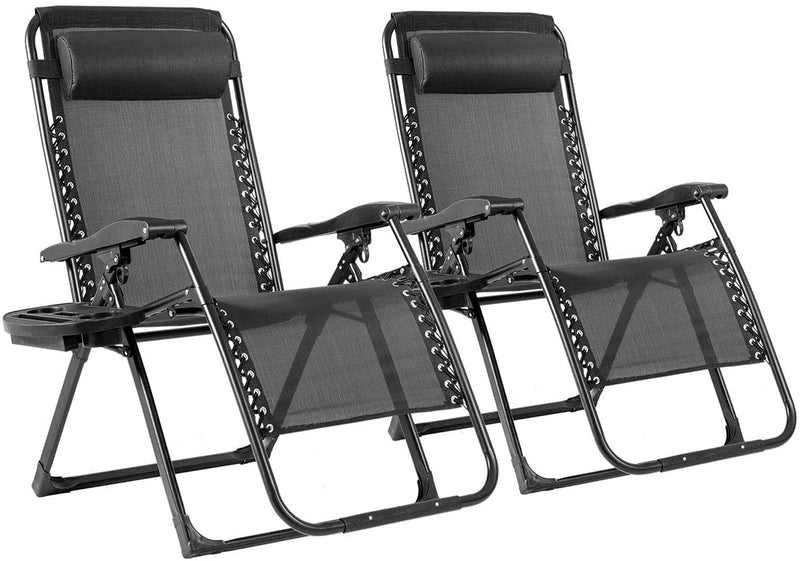 Load image into Gallery viewer, Zero Gravity Chair, 500-lb Capacity Oversized Recliner with Cup Holder
