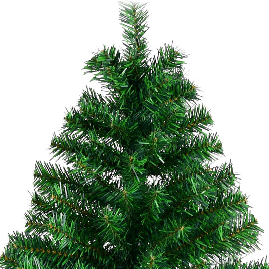 Goplus Artificial Christmas Tree, Unlit Premium Hinged Spruce Xmas Tree with Solid Metal Stand, for Outdoor and Indoor Decor - GoplusUS