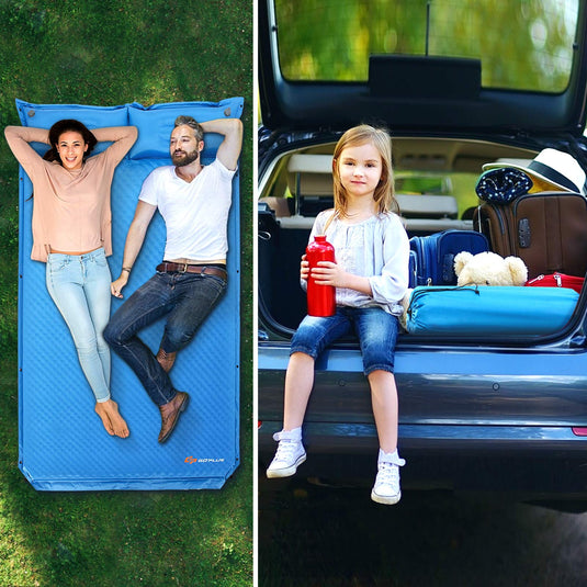 Camping Sleeping Pad Foam, Self-Inflating Camping Mat - GoplusUS