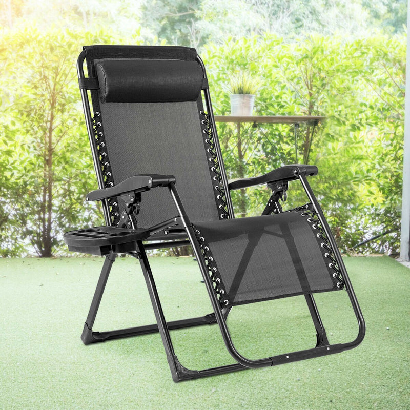 Load image into Gallery viewer, Zero Gravity Chair, 500-lb Capacity Oversized Recliner with Cup Holder
