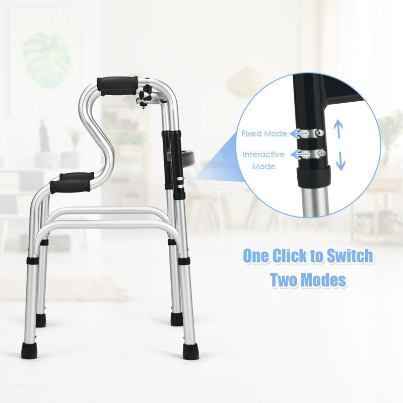 Load image into Gallery viewer, Folding Walker, 400LBS FDA Certification Toilet Armrest - GoplusUS
