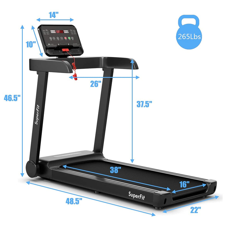 Load image into Gallery viewer, Goplus Heavy Duty Treadmill for Gym, Superfit Electric Treadmill with App Control - GoplusUS
