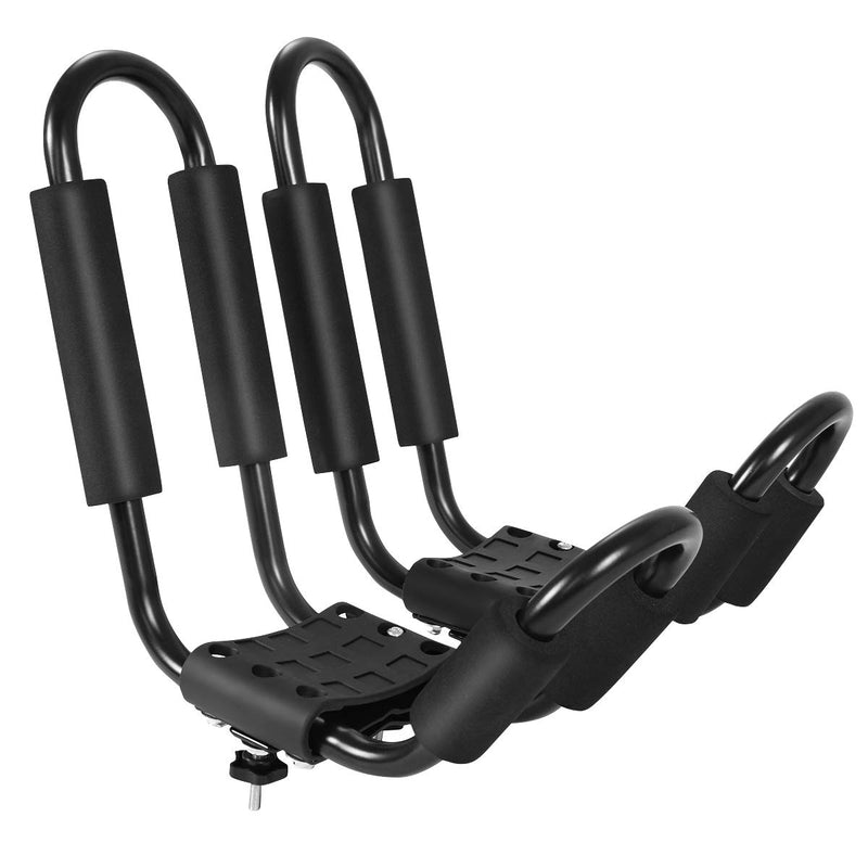 Load image into Gallery viewer, Goplus Kayak Carrier Universal 2 Pair J- Shape Rack Canoe Boat Surf Ski Roof Top Mounted - GoplusUS
