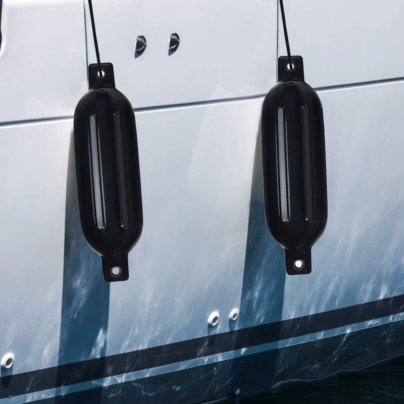Load image into Gallery viewer, 4 Pack Marine Boat Fender, Ribbed Inflatable Marine Bumper - GoplusUS
