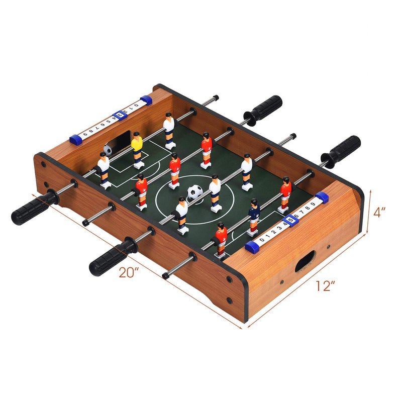Load image into Gallery viewer, Mini Foosball Table, 20&quot; Portable Tabletop Soccer Game - GoplusUS
