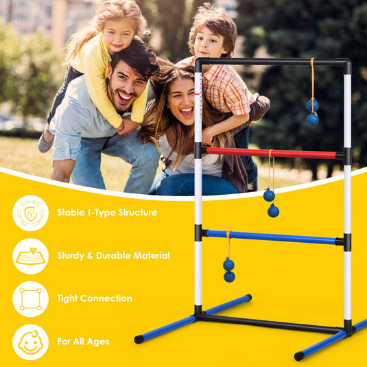 Ladder Toss Game Set, Indoor/Outdoor Ladder Ball Toss Game Set - GoplusUS