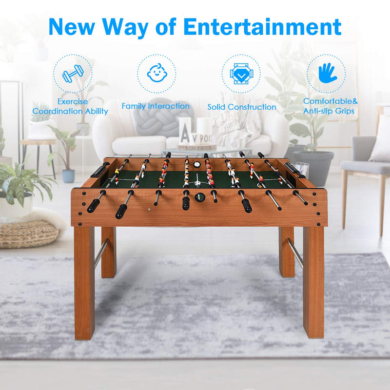 Load image into Gallery viewer, 48&quot; Foosball Table, Easy-Assemble Soccer Game Table - GoplusUS

