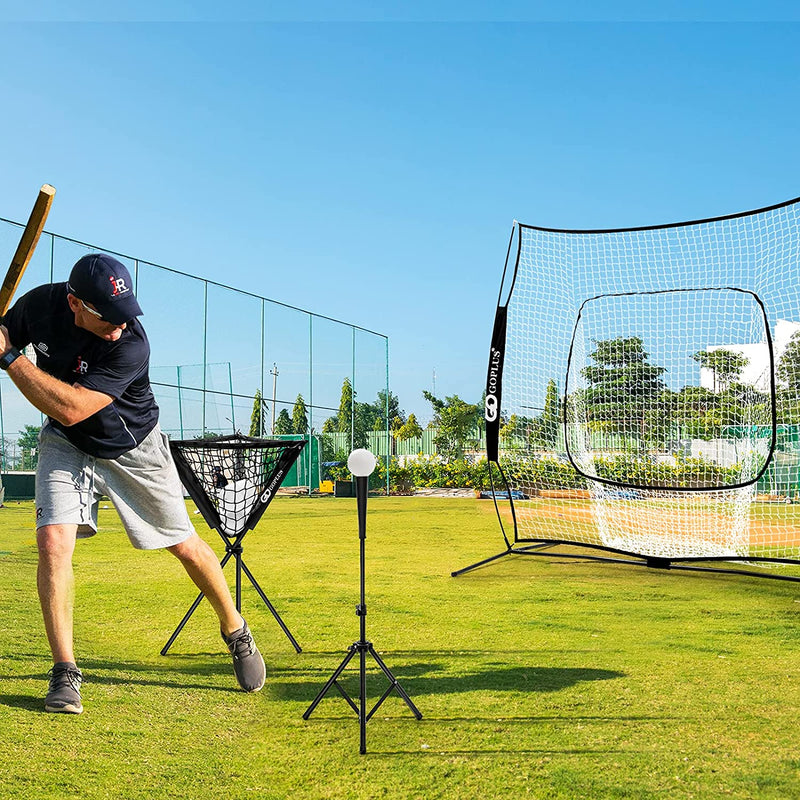 Load image into Gallery viewer, Baseball Softball Practice Combo, 8.5x7 Feet Training Net - GoplusUS
