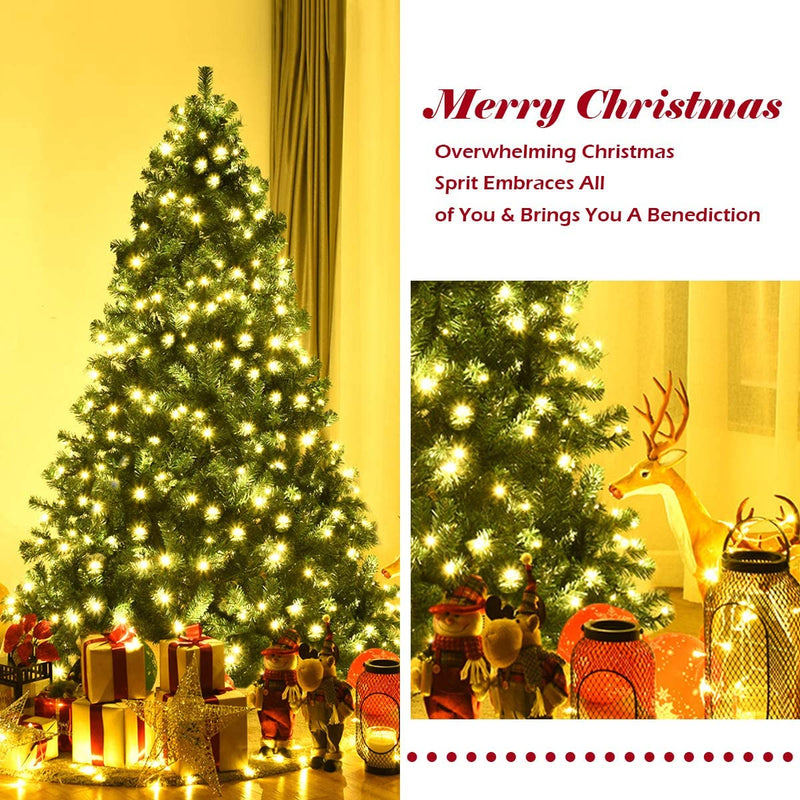 Load image into Gallery viewer, Pre-Lit Artificial Christmas Tree, Premium Hinged Spruce Tree
