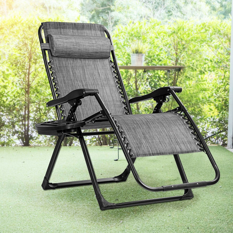 Load image into Gallery viewer, Zero Gravity Chair, 500-lb Capacity Oversized Recliner with Cup Holder
