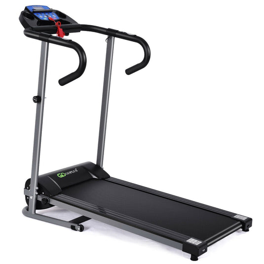 Electric Folding Treadmill with LCD Display and Heart Rate Sensor - GoplusUS