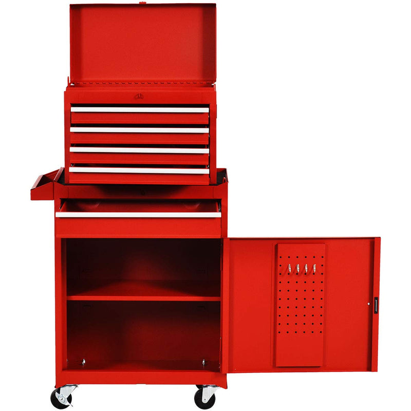Load image into Gallery viewer, 5-Drawer Rolling Tool Chest, Tool Storage Box - GoplusUS
