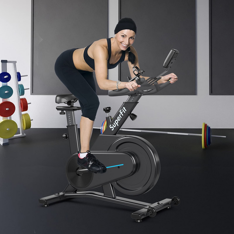 Load image into Gallery viewer, Goplus Magnetic Exercise Bike, Stationary Cycling Bike with Adjustable Seat &amp; Handle - GoplusUS
