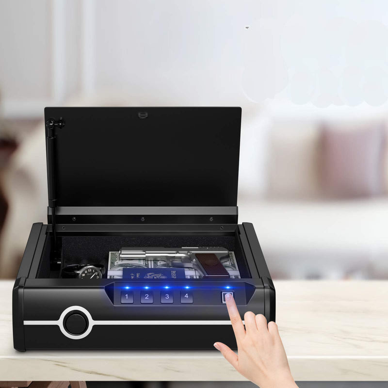 Load image into Gallery viewer, Gun Safe for 2 Pistols, DOJ Approved Pistol Safe - GoplusUS
