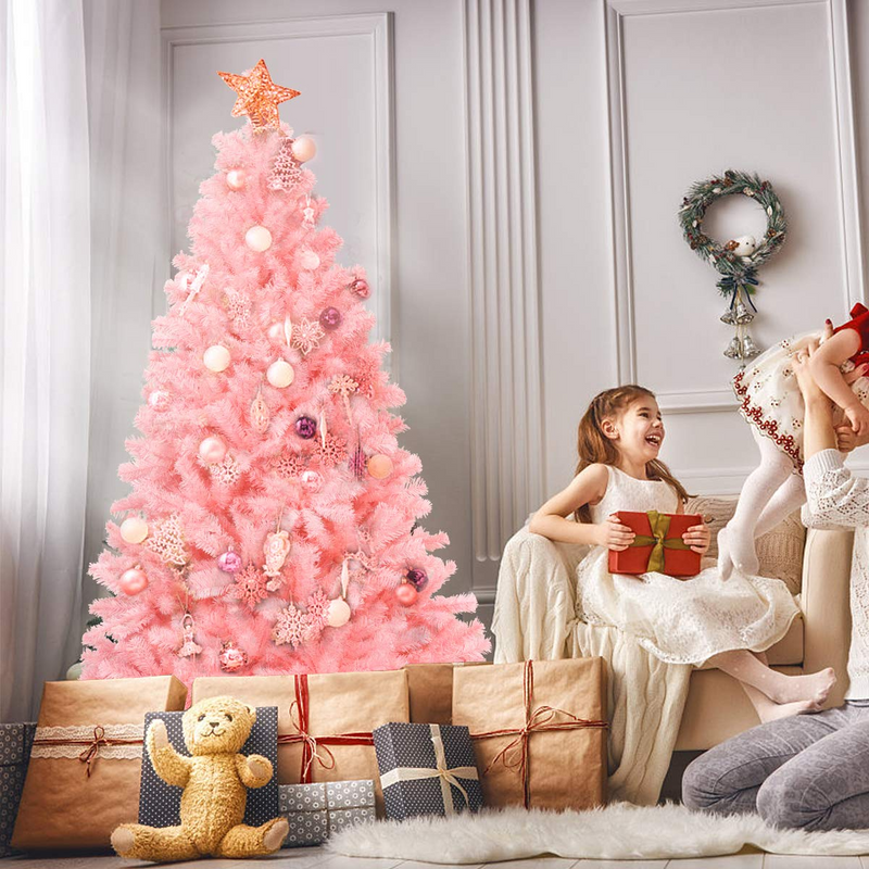 Load image into Gallery viewer, Goplus Unlit Artificial Christmas Tree, 100% New PVC Material, Xmas Tree for Indoor and Outdoor Decoration - GoplusUS
