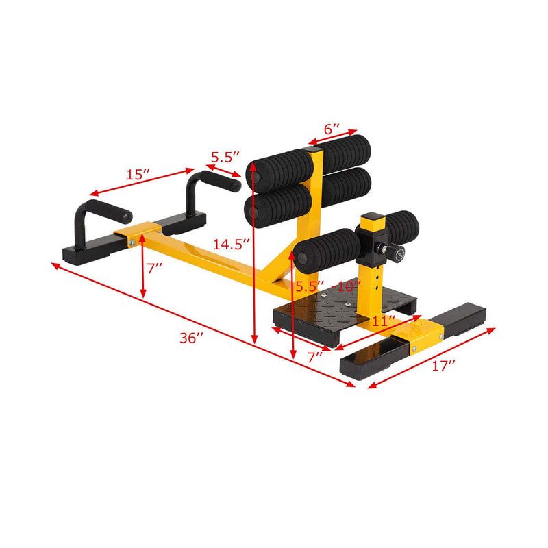 Load image into Gallery viewer, 3-in-1 Multifunctional Squat Machine Deep Sissy Squat &amp; Leg Exercise Squat - GoplusUS
