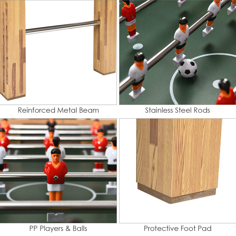 Load image into Gallery viewer, 48&quot; Foosball Table, Easy-Assemble Soccer Game Table - GoplusUS
